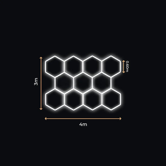 11 Lumini Hexagonale LED | Configurabile | Imperium LED
