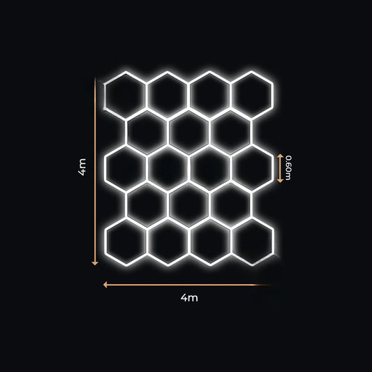 18 Lumini Hexagonale LED | Configurabile | Imperium LED