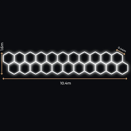 22 Lumini Hexagonale LED | Configurabile | Imperium LED