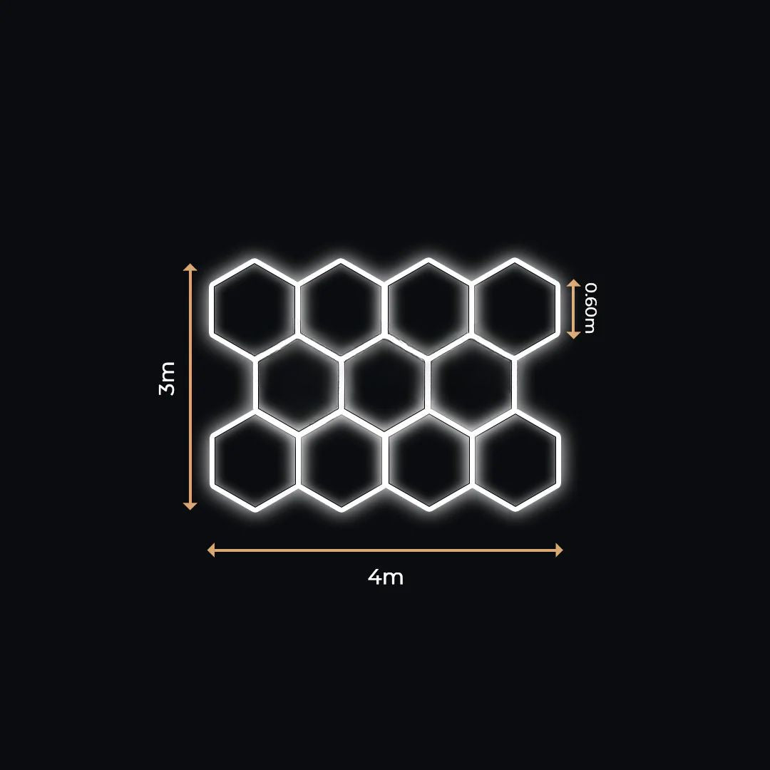 11 Lumini Hexagonale LED | Configurabile | Imperium LED
