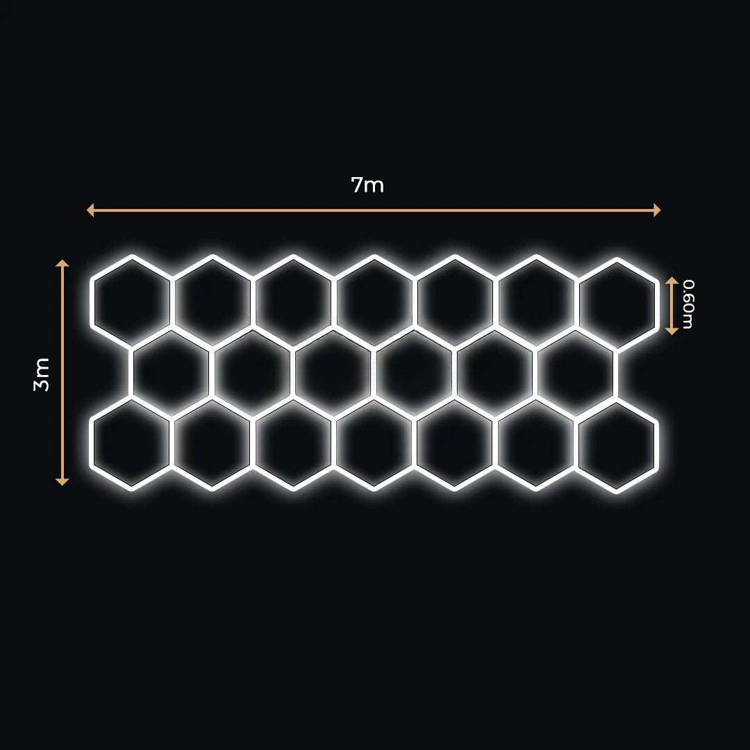 20 Lumini Hexagonale LED | Configurabile | Imperium LED