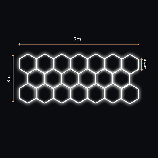 20 Lumini Hexagonale LED | Configurabile | Imperium LED