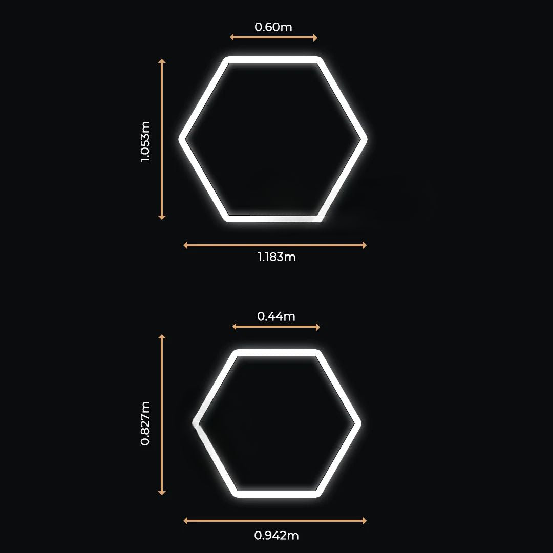 1-5 Lumini Hexagonale LED | Configurabile | Imperium LED