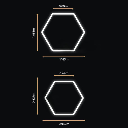 1-5 Lumini Hexagonale LED | Configurabile | Imperium LED