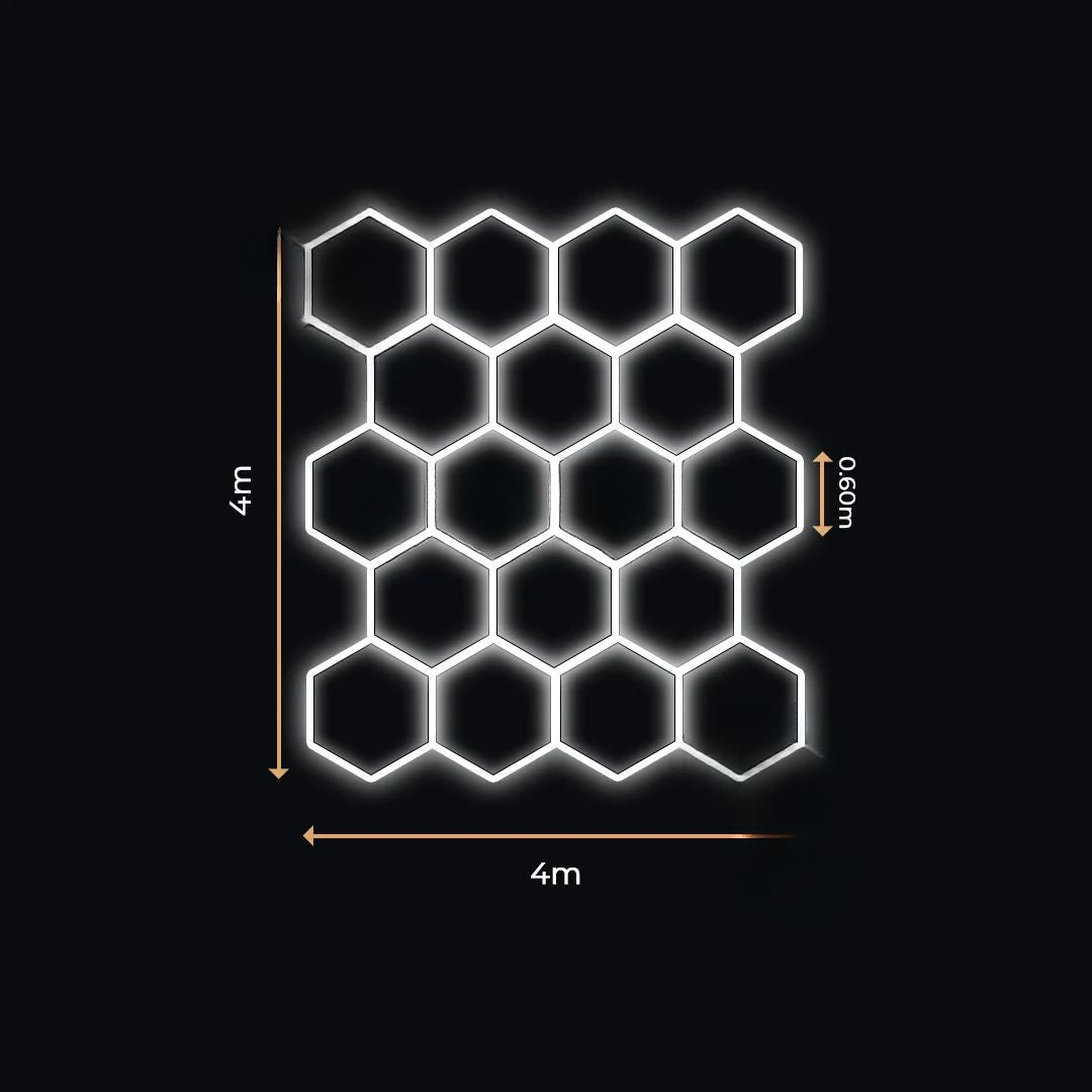 18 Lumini Hexagonale LED | Configurabile | Imperium LED