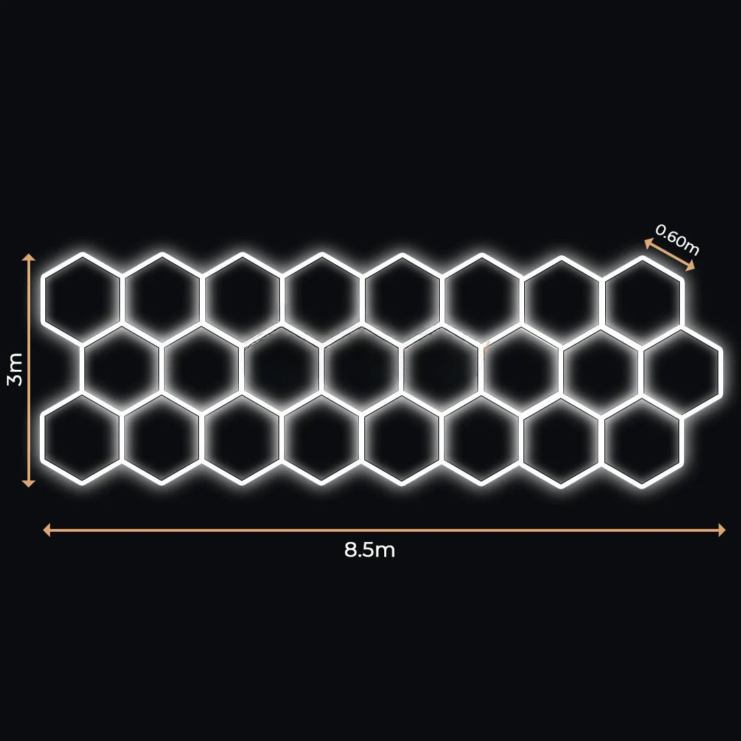 24 Lumini Hexagonale LED | Configurabile | Imperium LED