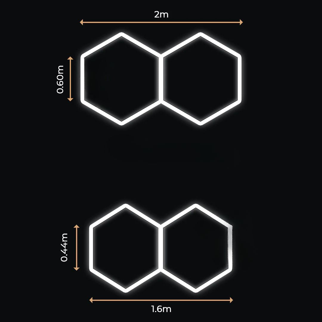 1-5 Lumini Hexagonale LED | Configurabile | Imperium LED