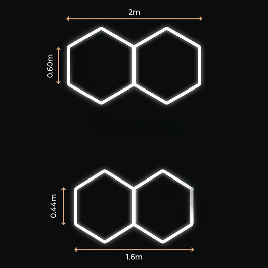 1-5 Lumini Hexagonale LED | Configurabile | Imperium LED