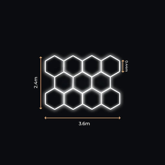 11 Lumini Hexagonale LED | Configurabile | Imperium LED