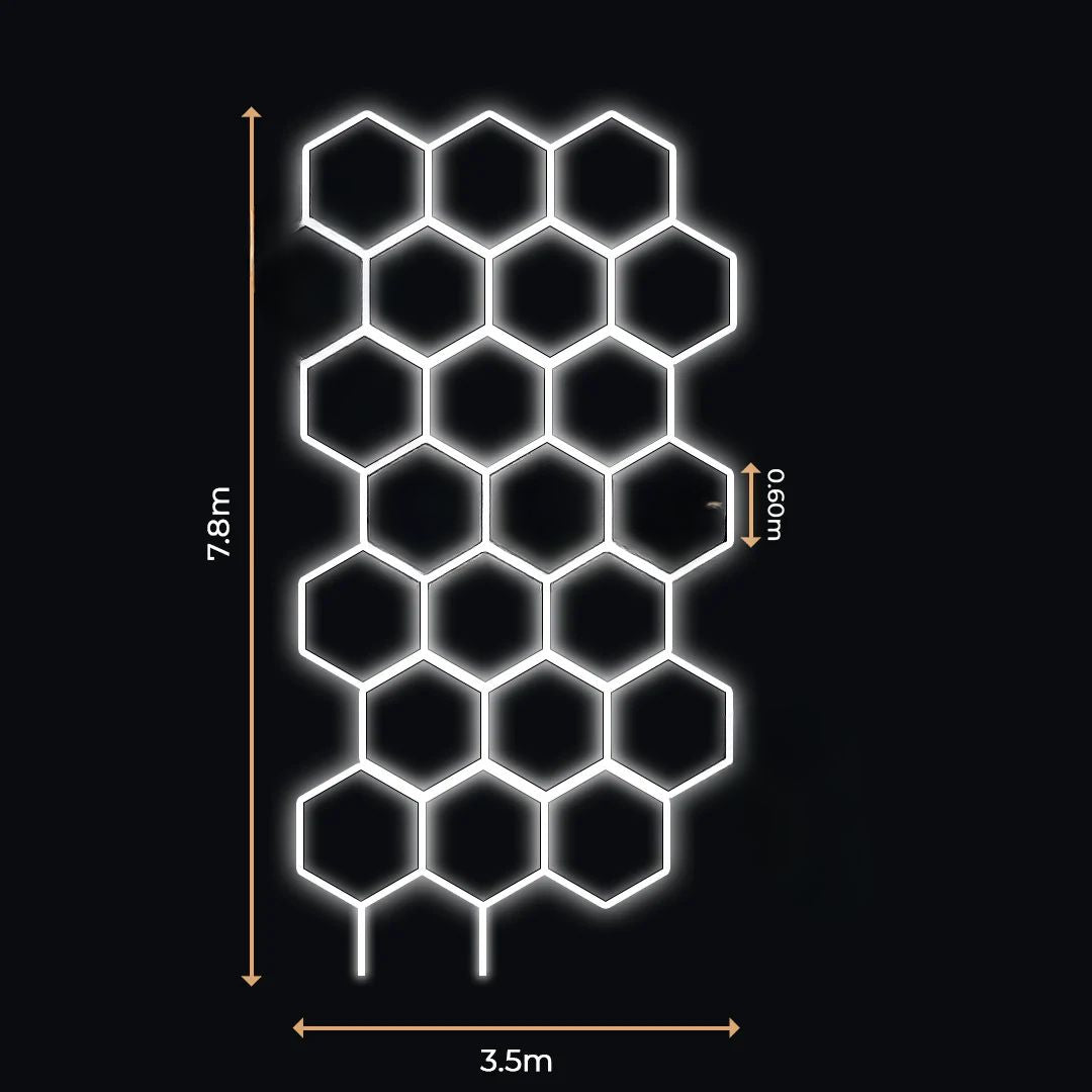 21 Lumini Hexagonale LED | Configurabile | Imperium LED