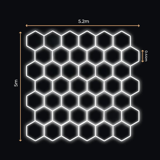 42 Lumini Hexagonale LED | Configurabile | Imperium LED