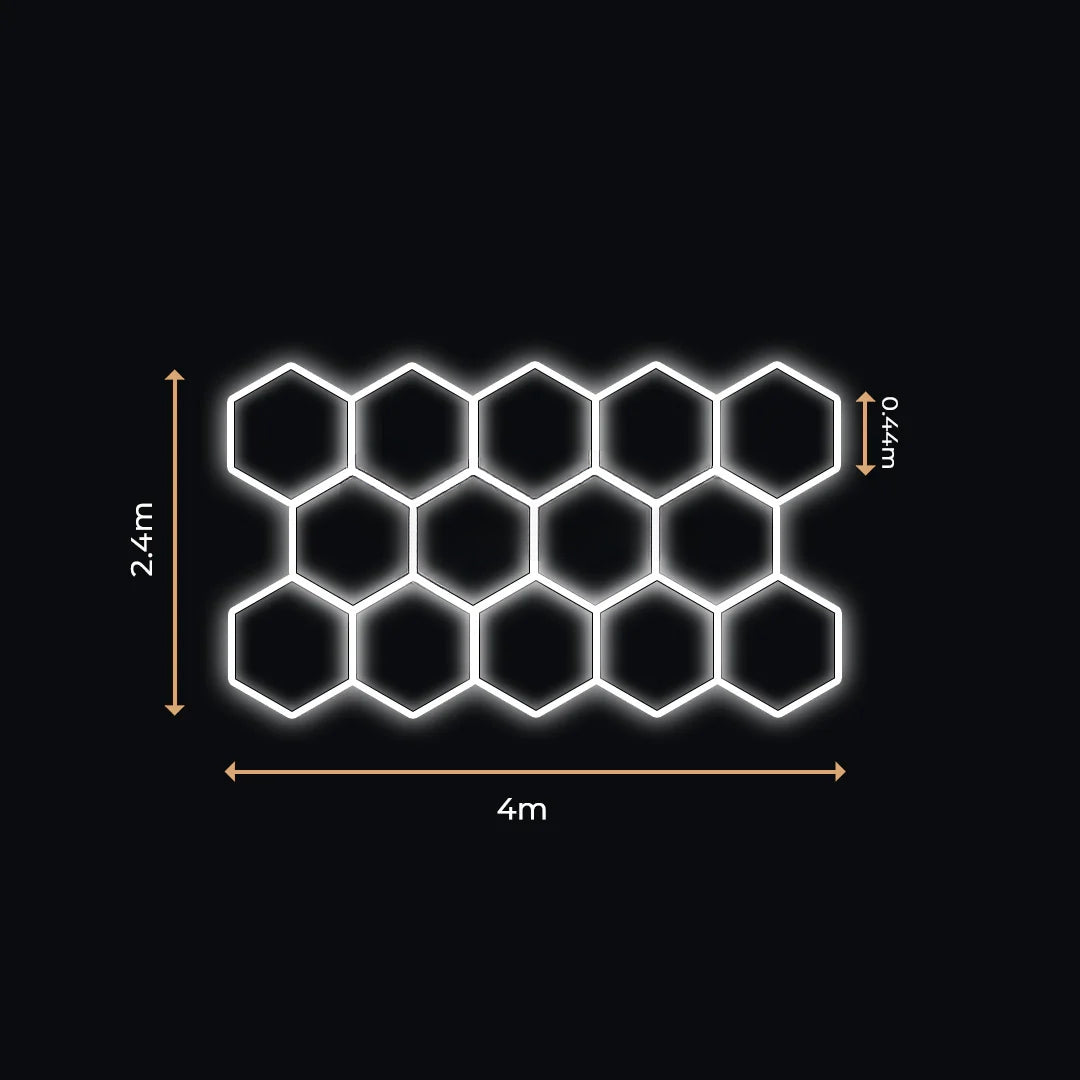 14 Lumini Hexagonale LED | Configurabile | Imperium LED
