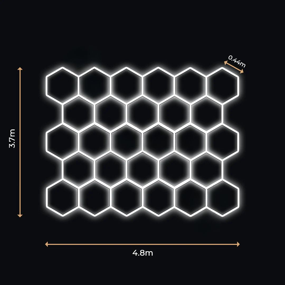 28 Lumini Hexagonale LED | Configurabile | Imperium LED