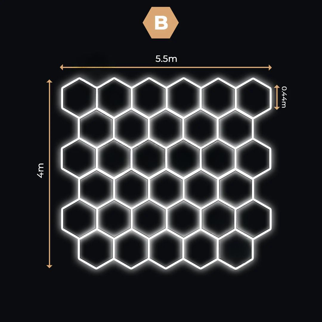 33 Lumini Hexagonale LED | Configurabile | Imperium LED