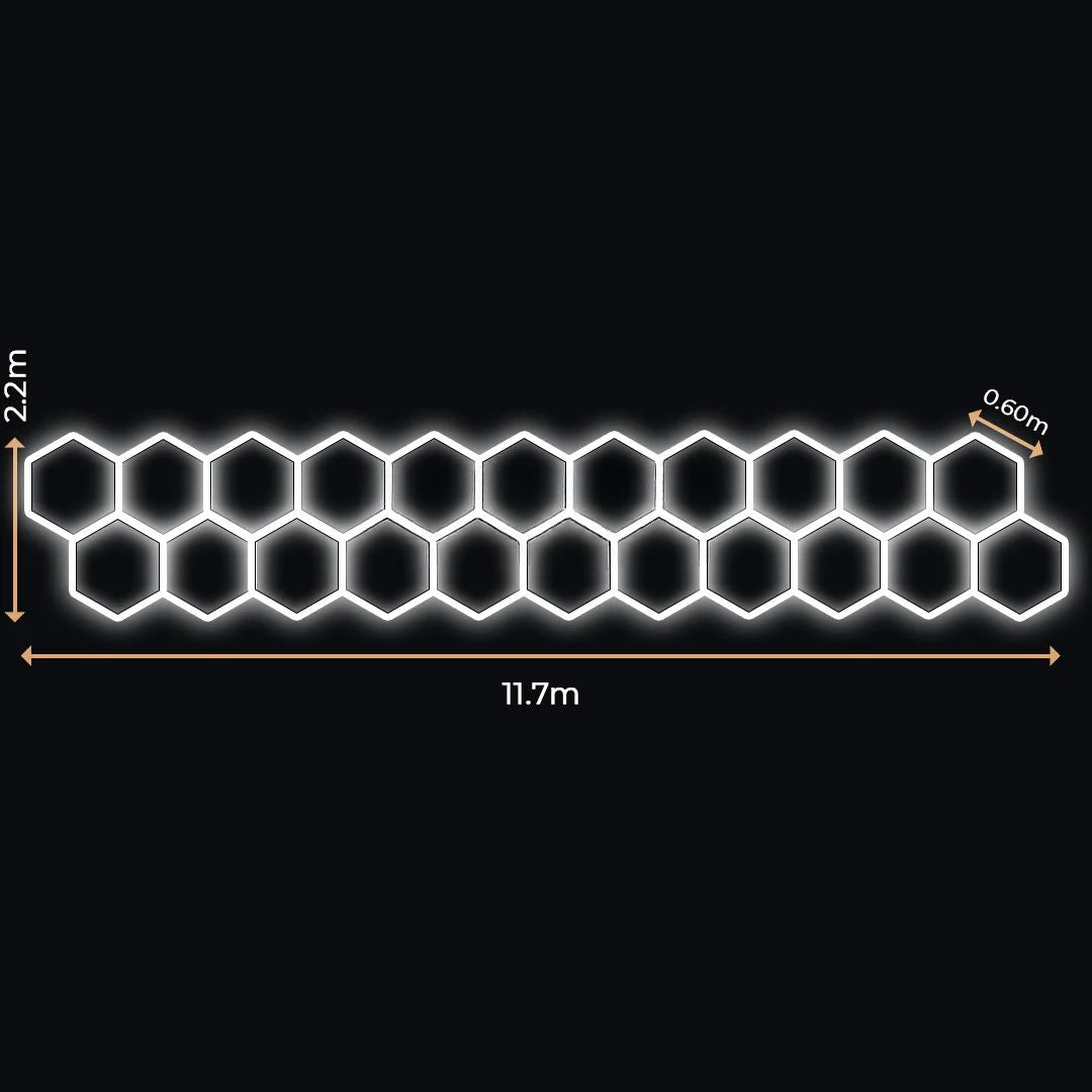 22 Lumini Hexagonale LED | Configurabile | Imperium LED