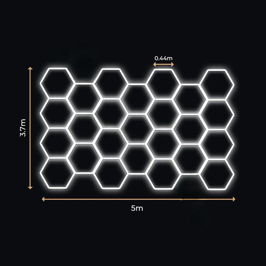 25 Lumini Hexagonale LED | Configurabile | Imperium LED