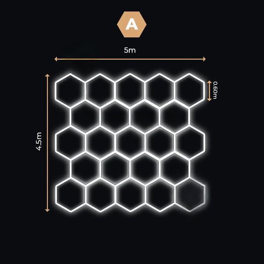 23 Lumini Hexagonale LED | Configurabile | Imperium LED
