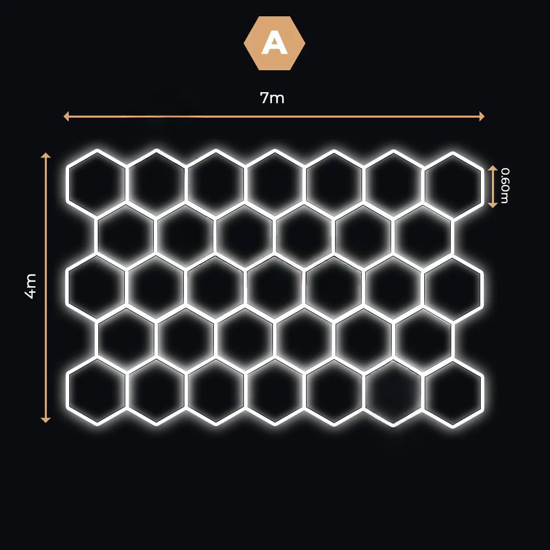 33 Lumini Hexagonale LED | Configurabile | Imperium LED