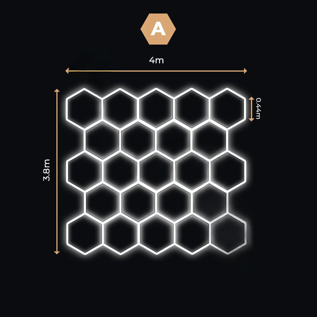 23 Lumini Hexagonale LED | Configurabile | Imperium LED