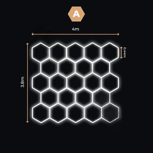 23 Lumini Hexagonale LED | Configurabile | Imperium LED