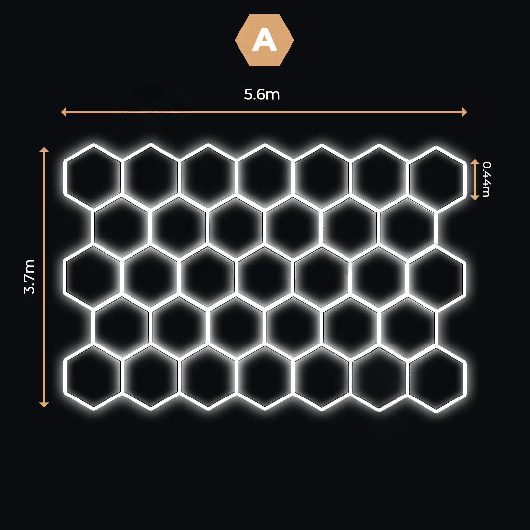 33 Lumini Hexagonale LED | Configurabile | Imperium LED