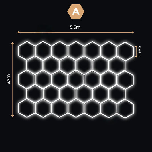 33 Lumini Hexagonale LED | Configurabile | Imperium LED