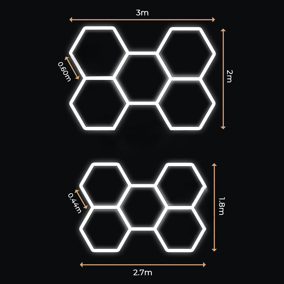 1-5 Lumini Hexagonale LED | Configurabile | Imperium LED